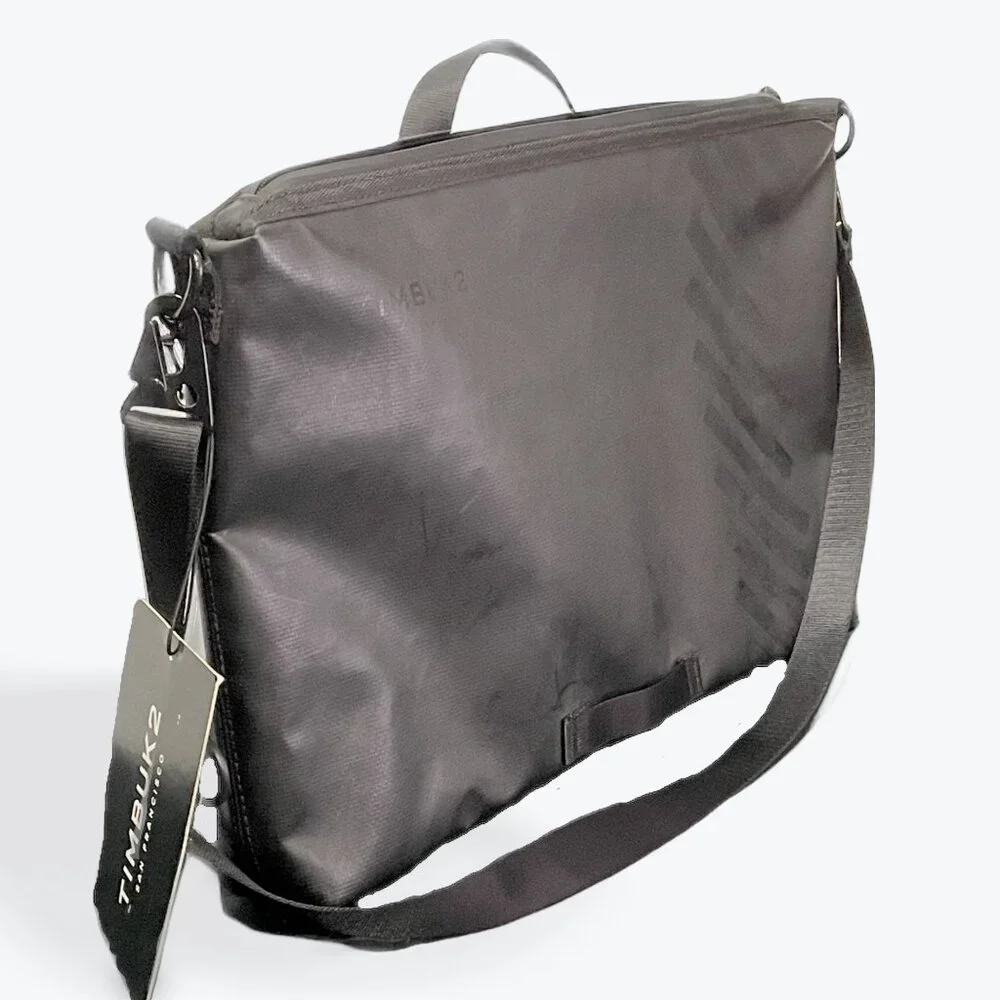 NEW Timbuk2 Jet Black Heist Briefcase Crossbody Backpack - Picture 6 of 9